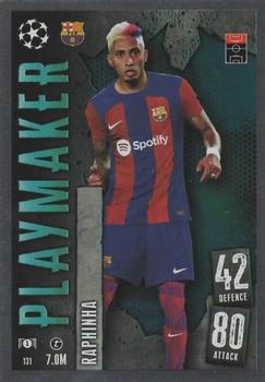 Raphinha FC Barcelona 2023/24 Topps Match Attax UEFA ChL Playmaker #131