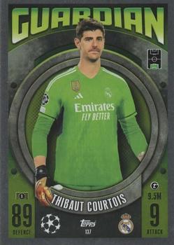 Thibaut Courtois Real Madrid 2023/24 Topps Match Attax UEFA ChL Guardian #137