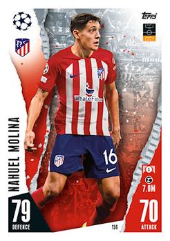 Nahuel Molina Atletico Madrid 2023/24 Topps Match Attax UEFA ChL #156