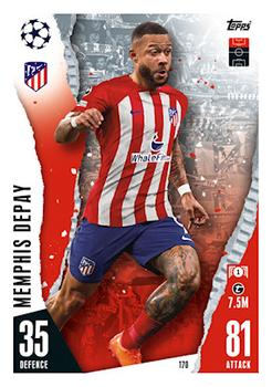 Memphis Depay Atletico Madrid 2023/24 Topps Match Attax UEFA ChL #170
