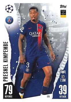 Presnel Kimpembe Paris Saint-Germain 2023/24 Topps Match Attax UEFA ChL #178