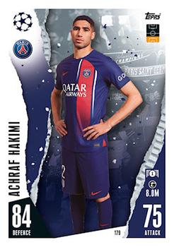 Achraf Hakimi Paris Saint-Germain 2023/24 Topps Match Attax UEFA ChL #179