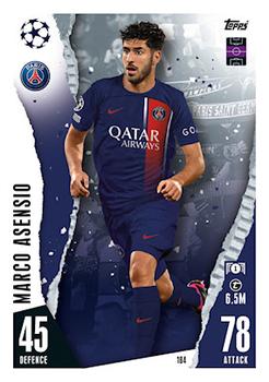 Marco Asensio Paris Saint-Germain 2023/24 Topps Match Attax UEFA ChL #184