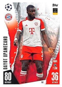 Dayot Upamecano Bayern Munchen 2023/24 Topps Match Attax UEFA ChL #192