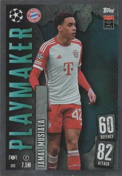 Jamal Musiala Bayern Munchen 2023/24 Topps Match Attax UEFA ChL Playmaker #203