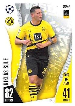 Niklas Sule Borussia Dortmund 2023/24 Topps Match Attax UEFA ChL #214
