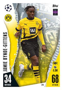 Jamie Bynoe-Gittens Borussia Dortmund 2023/24 Topps Match Attax UEFA ChL #218