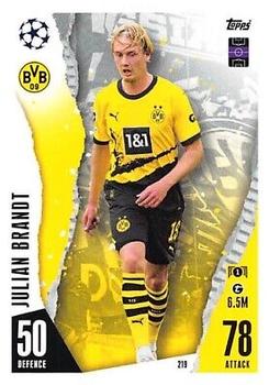 Julian Brandt Borussia Dortmund 2023/24 Topps Match Attax UEFA ChL #219