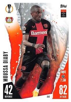 Moussa Diaby Bayer 04 Leverkusen 2023/24 Topps Match Attax UEFA ChL #242