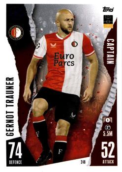 Gernot Trauner Feyenoord 2023/24 Topps Match Attax UEFA ChL Captain #248