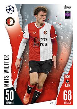 Mats Wieffer Feyenoord 2023/24 Topps Match Attax UEFA ChL #249