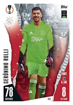 Geronimo Rulli AFC Ajax 2023/24 Topps Match Attax UEFA ChL #263