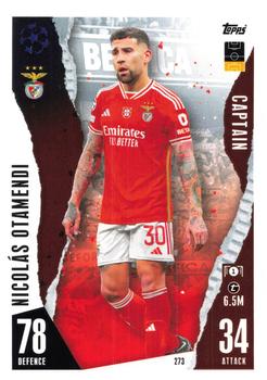 Nicolas Otamendi SL Benfica 2023/24 Topps Match Attax UEFA ChL Captain #273