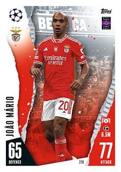 Joao Mario SL Benfica 2023/24 Topps Match Attax UEFA ChL #276