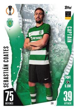 Sebastian Coates Sporting CP 2023/24 Topps Match Attax UEFA ChL Captain #291