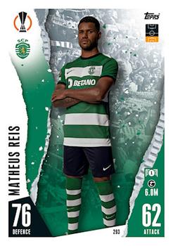 Matheus Reis Sporting CP 2023/24 Topps Match Attax UEFA ChL #293
