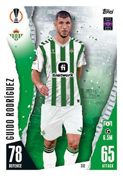 Guido Rodriguez Real Betis Balompie 2023/24 Topps Match Attax UEFA ChL #312