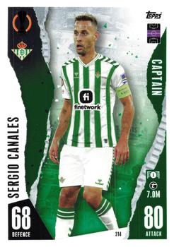 Sergio Canales Real Betis Balompie 2023/24 Topps Match Attax UEFA ChL Captain #314