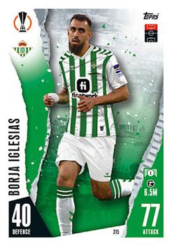 Borja Iglesias Real Betis Balompie 2023/24 Topps Match Attax UEFA ChL #315