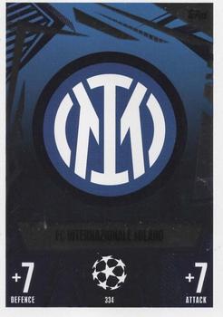 Club Badge Internazionale Milano 2023/24 Topps Match Attax UEFA ChL #334