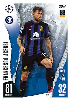 Francesco Acerbi Internazionale Milano 2023/24 Topps Match Attax UEFA ChL #335