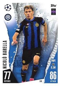 Nicolo Barella Internazionale Milano 2023/24 Topps Match Attax UEFA ChL #339