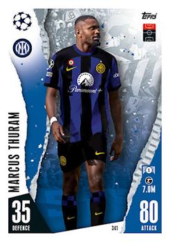 Marcus Thuram Internazionale Milano 2023/24 Topps Match Attax UEFA ChL #341