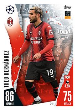 Theo Hernandez A.C. Milan 2023/24 Topps Match Attax UEFA ChL #345