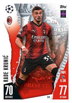 Rade Krunic A.C. Milan 2023/24 Topps Match Attax UEFA ChL #348