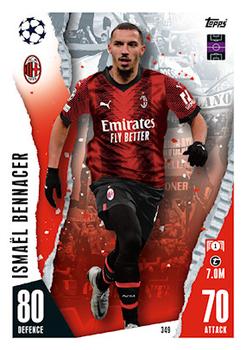 Ismael Bennacer A.C. Milan 2023/24 Topps Match Attax UEFA ChL #349
