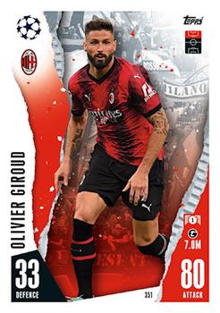 Olivier Giroud A.C. Milan 2023/24 Topps Match Attax UEFA ChL #351