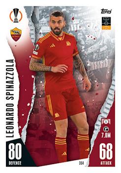 Leonardo Spinazzola AS Roma 2023/24 Topps Match Attax UEFA ChL #354