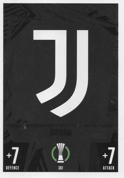 Club Badge Juventus FC 2023/24 Topps Match Attax UEFA ChL #361