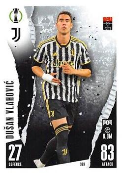 Dusan Vlahovic Juventus FC 2023/24 Topps Match Attax UEFA ChL #369