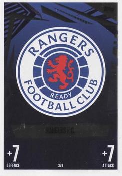 Club Badge Rangers 2023/24 Topps Match Attax UEFA ChL #379