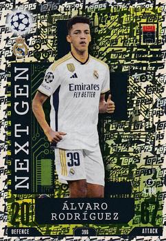 Alvaro Rodriguez Real Madrid 2023/24 Topps Match Attax UEFA ChL Next Gen #396