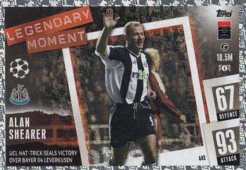 Alan Shearer Newcastle United 2023/24 Topps Match Attax UEFA ChL Legendary Moment #442