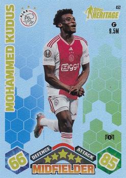 Mohammed Kudus AFC Ajax 2023/24 Topps Match Attax UEFA ChL Topps Heritage #452