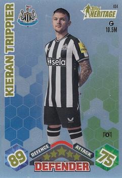 Kieran Trippier Newcastle United 2023/24 Topps Match Attax UEFA ChL Topps Heritage #454