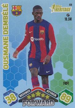 Ousmane Dembele FC Barcelona 2023/24 Topps Match Attax UEFA ChL Topps Heritage #458