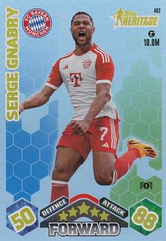 Serge Gnabry Bayern Munchen 2023/24 Topps Match Attax UEFA ChL Topps Heritage #462
