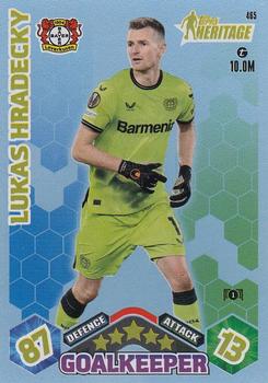 Lukas Hradecky Bayer 04 Leverkusen 2023/24 Topps Match Attax UEFA ChL Topps Heritage #465