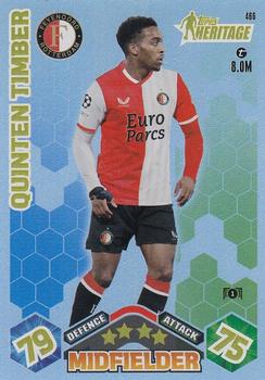 Quinten Timber Feyenoord 2023/24 Topps Match Attax UEFA ChL Topps Heritage #466