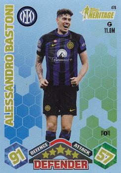 Alessandro Bastoni Internazionale Milano 2023/24 Topps Match Attax UEFA ChL Topps Heritage #476