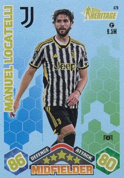 Manuel Locatelli Juventus FC 2023/24 Topps Match Attax UEFA ChL Topps Heritage #479