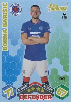 Borna Barisic Rangers 2023/24 Topps Match Attax UEFA ChL Topps Heritage #481