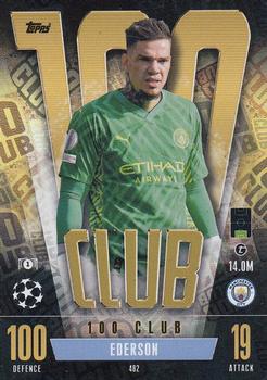 Ederson Manchester City 2023/24 Topps Match Attax UEFA ChL 100 Club #482
