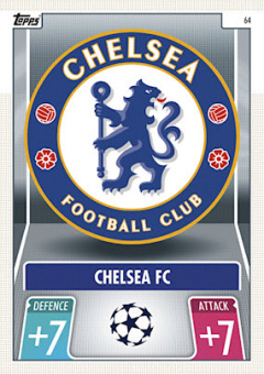Club Badge Chelsea 2021/22 Topps Match Attax ChL Team Badge #64