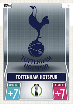 Club Badge Tottenham Hotspur 2021/22 Topps Match Attax ChL Team Badge #118