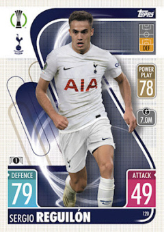 Sergio Reguilon Tottenham Hotspur 2021/22 Topps Match Attax ChL #120